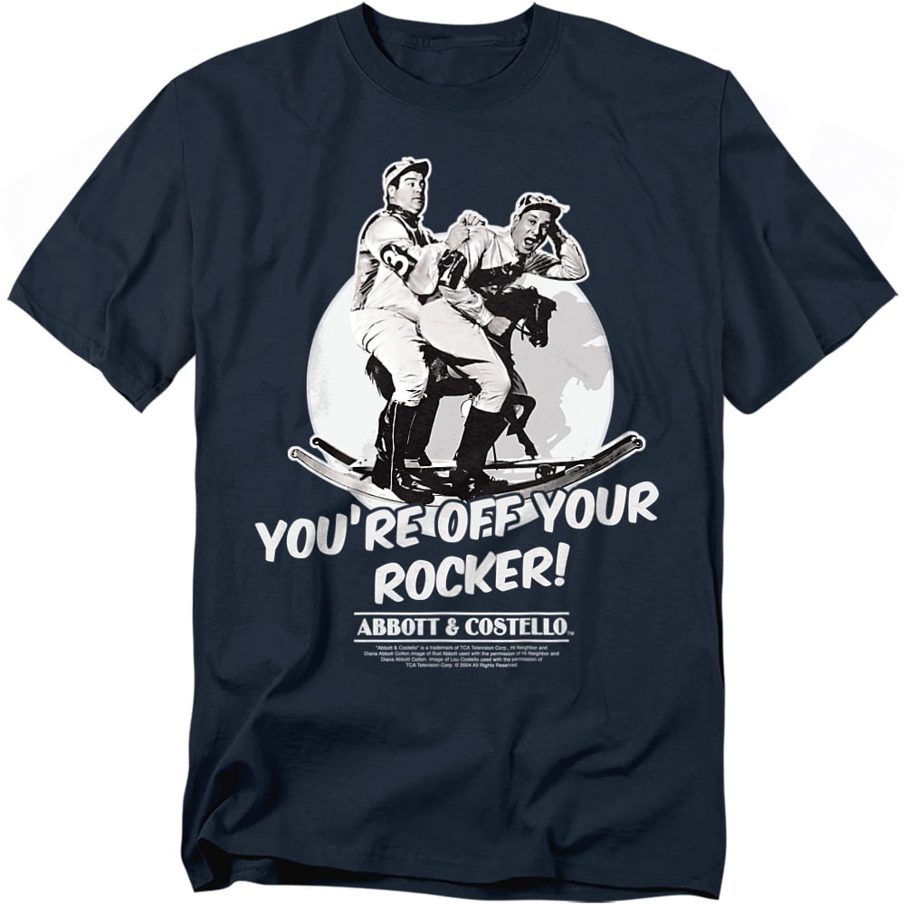 Abbott & Costello T-Shirt Off Your Rocker Unisex Graphic Tee For Men ...