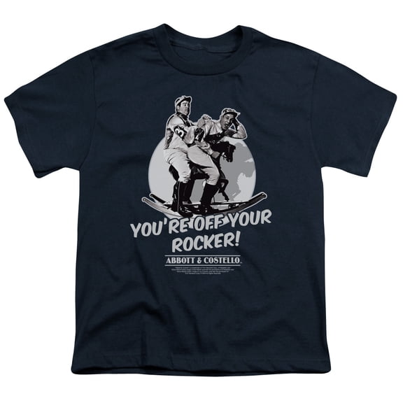 Abbott & Costello - Off Your Rocker - Youth Short Sleeve Shirt - X-Large