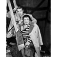 thumbnail image 1 of Abbott & Costello Posed with Their Coat Near the Ladder Classic Portrait Photo Print (8 x 10), 1 of 1