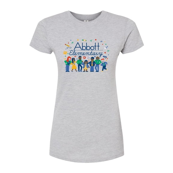 Abbott Elementary - Characters - Juniors Fitted Graphic T-Shirt