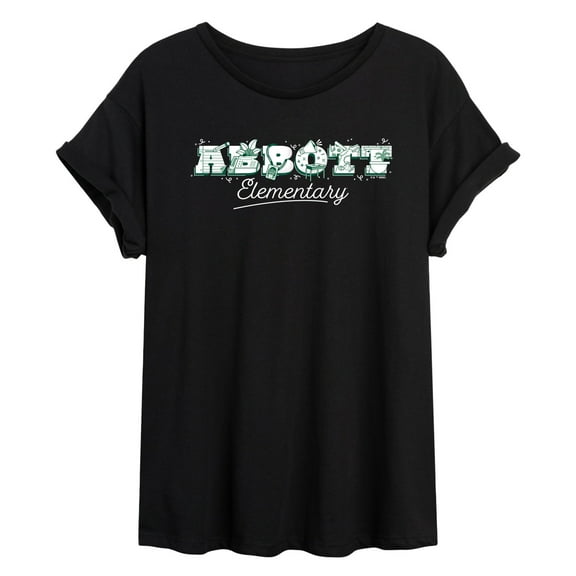 Abbott Elementary - Logo - Women's Oversized Graphic T-Shirt