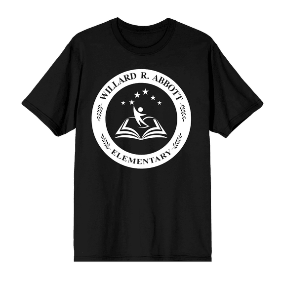 Abbott Elementary Willard Abbot School Men's Black Short Sleeve Tee-Medium
