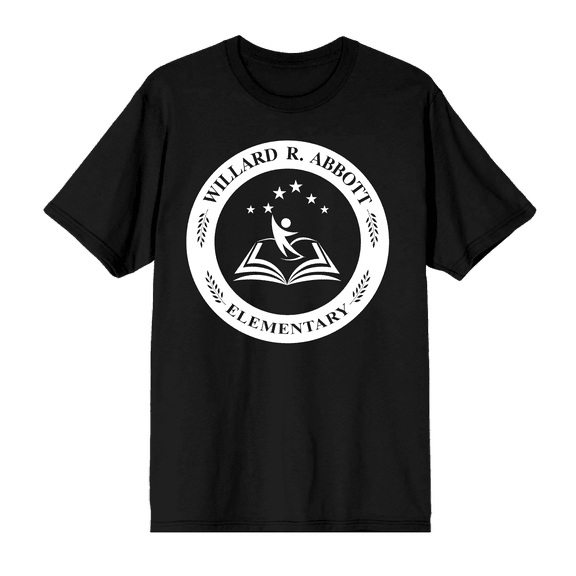 Abbott Elementary Willard Abbot School Men's Black Short Sleeve Tee-XL