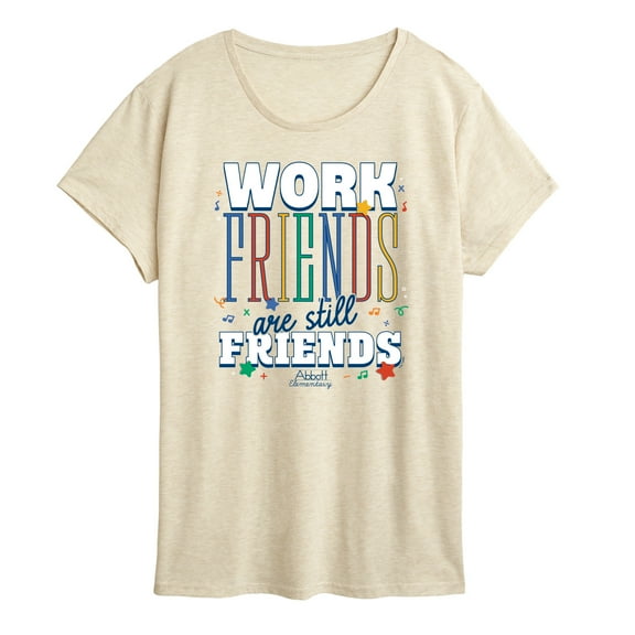 Abbott Elementary - Work Friends Still Friends - Women's Short Sleeve Graphic T-Shirt