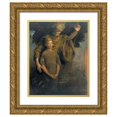 thumbnail image 1 of Abbott Handerson Thayer 20x24 Gold Ornate Framed and Double Matted Museum Art Print Titled - Boy and Angel&nbsp; (1918), 1 of 4