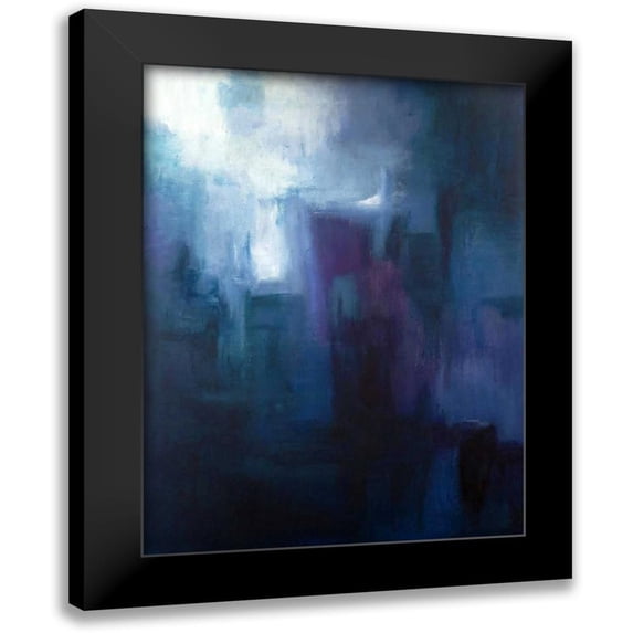 Abbott, Kimberly 15x18 Black Modern Framed Museum Art Print Titled - Urban Nocturne