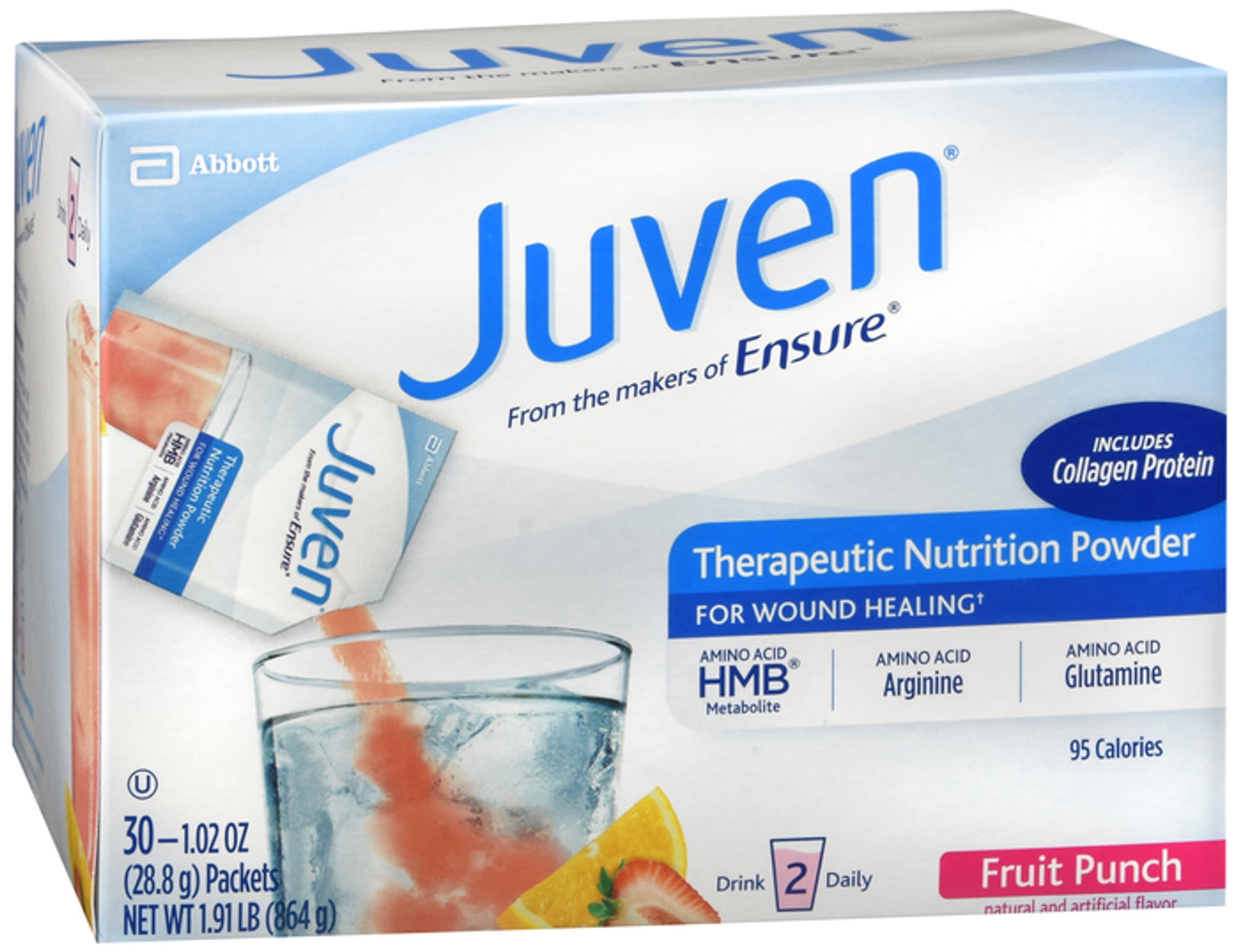 Abbott Nutrition Juven Powder Fruit Punch Institutional 24gm Packet 30/Pack