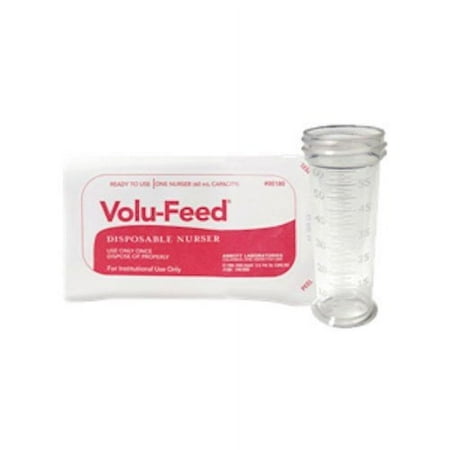 Abbott NutritionVolu-Feed Baby Bottle, Polypropylene, Clear, 100/Case (222515_CS)