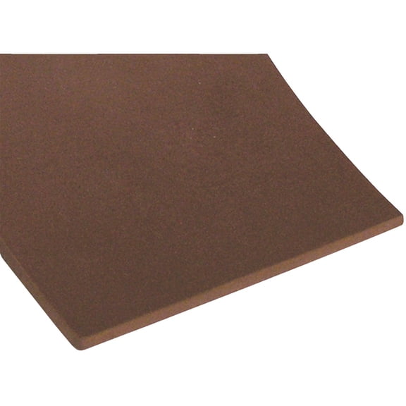 Abbott Rubber Red Gasket Material Sheet - Rubber - 1/8 In. x 12 In. x 18 Ft. Residential Use, Standard Application