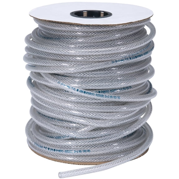 Abbott Rubber Bulk Spool T12 Clear Braided PVC Tubing - Pack of 8