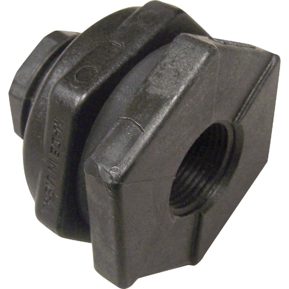 Abbott Rubber Poly-Alloy Bulkhead Adapter - Pack of 8