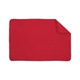 thumbnail image 1 of 13" x 19" Scarlet Quilted Cotton Placemat for All Seasons & Holidays, 1 of 5