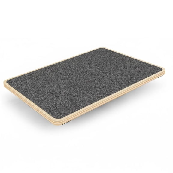 Abbraccia 1 Adult Balance Board for Core Workout and Posture Improvement Wooden Rectangular Wobble Board with Non-slip Strip for Safe Daily Use