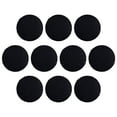 thumbnail image 1 of Abbraccia 10Pcs Fabric Cloth Covered Buttons Flatback Buttons Handmade Making Crafts Shank Buttons for Garment Accessories Formal Dress Black, 1 of 10