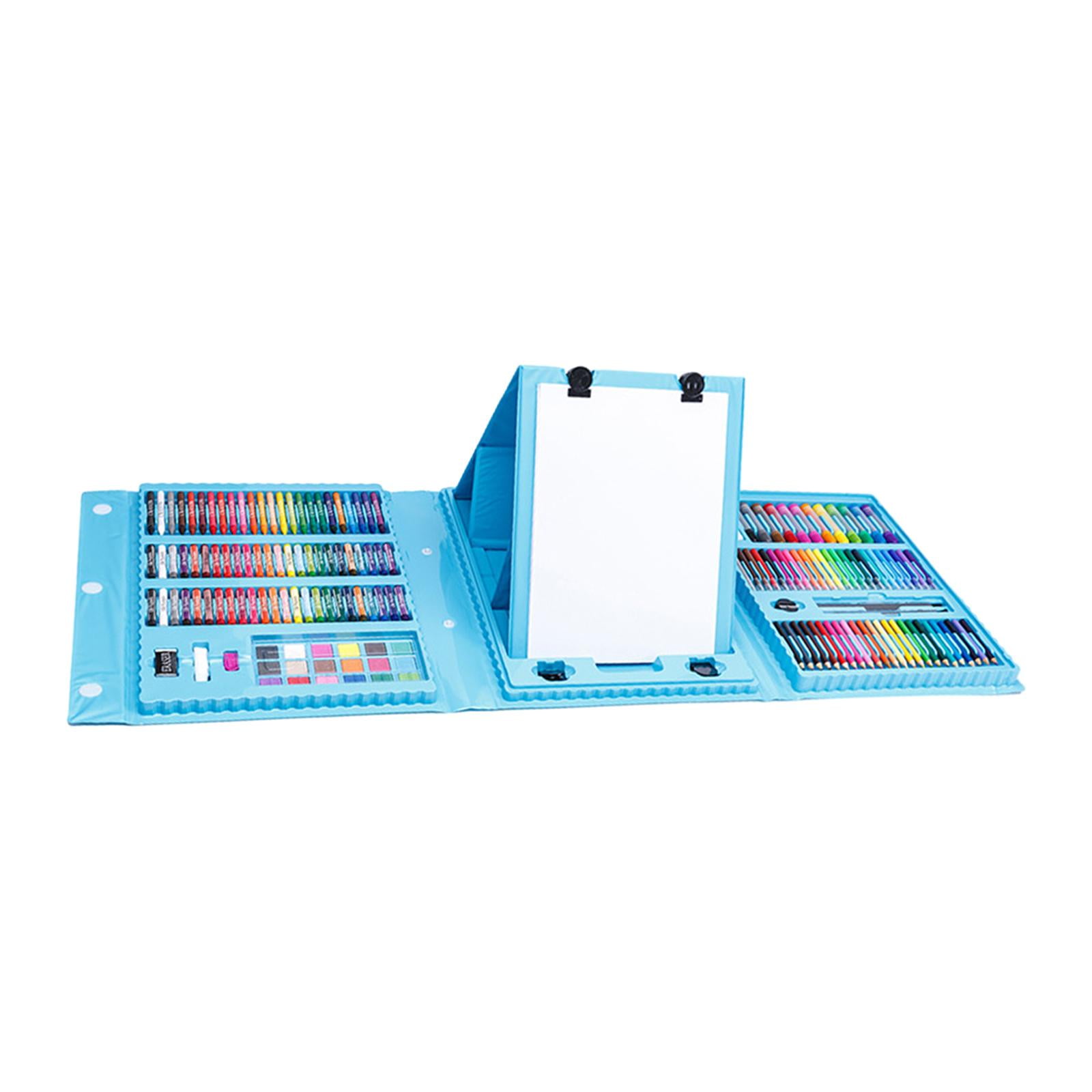 Abbraccia 176 Pieces Watercolor Paint Markers Drawing Stencils Montessori School Art Projects Stencil Drawing Kits for Kids for Artists Blue