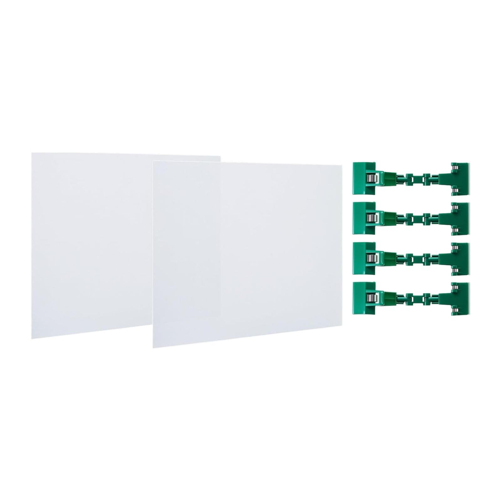 Abbraccia 2 Pieces Clay Screen for Pottery Tool Protection Keep Tidy Stable Crafts for Pottery Wheel Forming Machine Protection