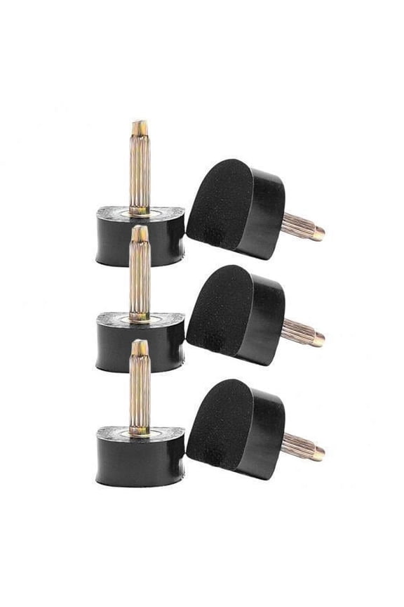 2x3 Pairs High Heel Tips Shoes Replacement Tap Caps Shoes Repair 9x9mm 3 Pcs