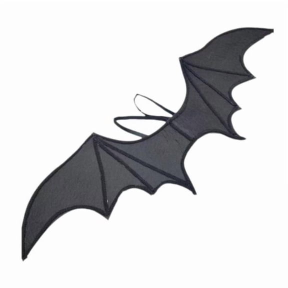 Abbraccia 2xBat Wing Role Play Black Wing for Stage Performance Carnival Party Supplies 2 Pcs