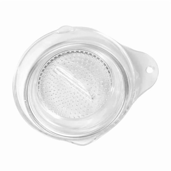 Abbraccia 2xGinger Garlic Grater Bowl,Grind Plate Manual Ginger Kitchen Tool for Wasabi Cafe Fruits Restaurant Dining Room 5 Pcs