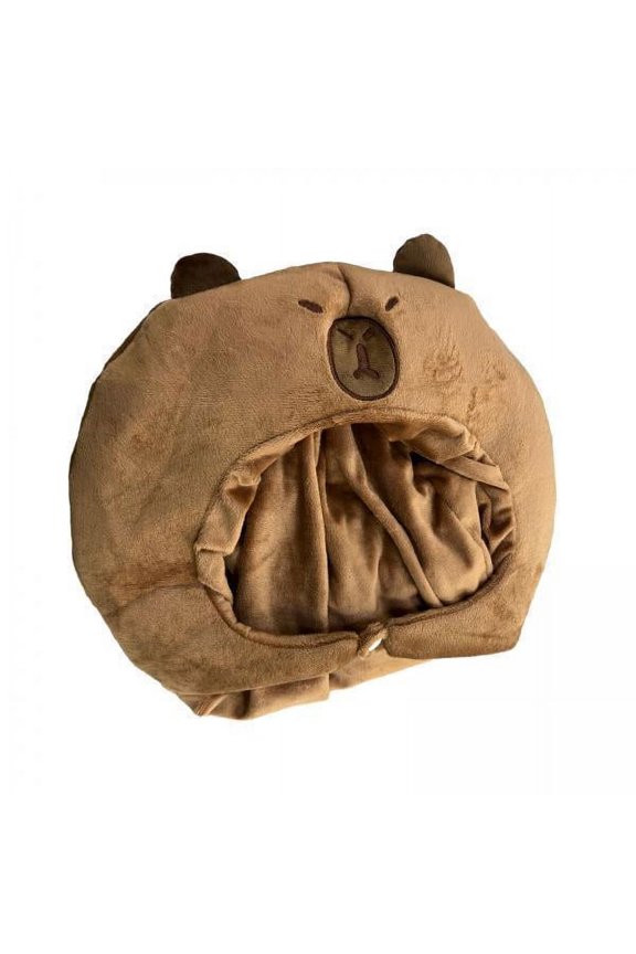 2xPlush Headgear Props Decor Capybara Cap for Party Favor Festival Night