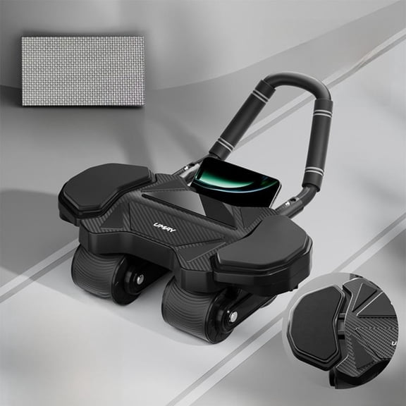 Abbraccia 4-wheel ab roller with auto return