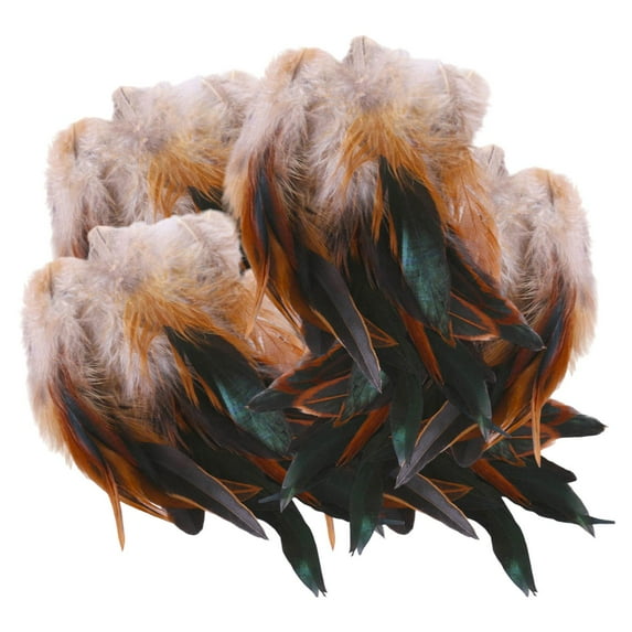 Abbraccia 50x Feathers for Crafts Colors Feathers Handicraft Accessories Decorative Feathers for Holidays Hats Costumes Wedding Cosplay Black