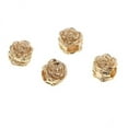 thumbnail image 1 of Abbraccia 5X 4 Rose Spacer Beads Large Hole Beads Necklace Bracelets Jewelry Making Craft, 1 of 10