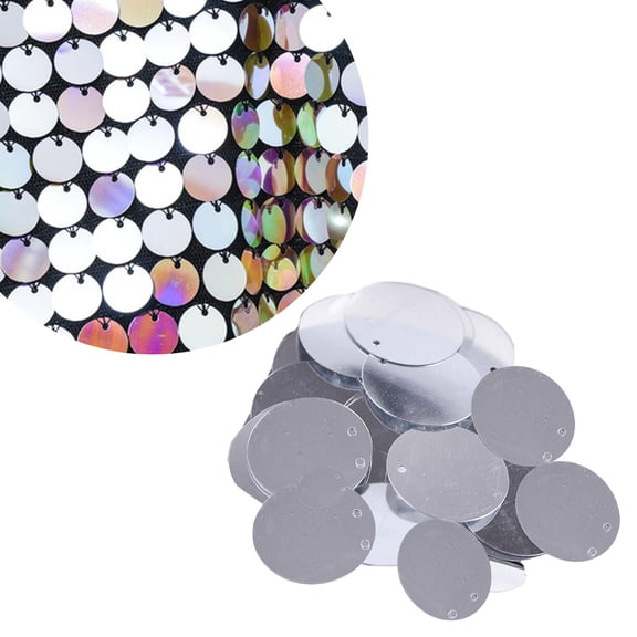 Abbraccia 85x 20mm Flat Round Loose Sequins DIY Dress Accessories ation Hairpins Decorative Patches for Sewing Wedding Clothing Men
