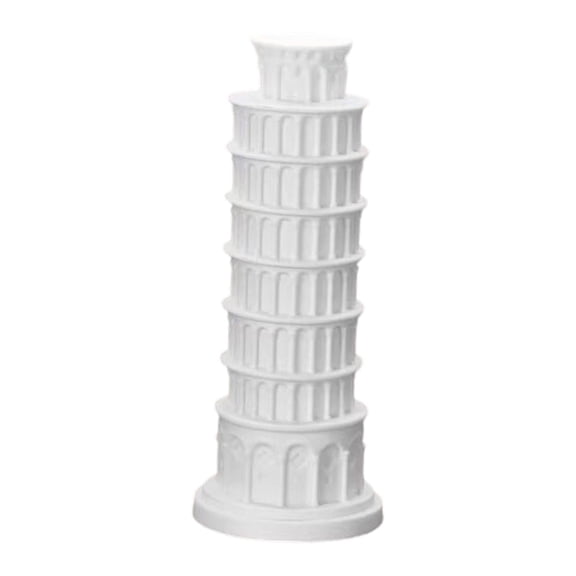Abbraccia Architecture Statue Resin Building Model Figurine Decorative Landmark Sculpture Accent Ornament Crafted with Resin for Office Cabinet Living Room Suit 8cmx8cmx20.5cm
