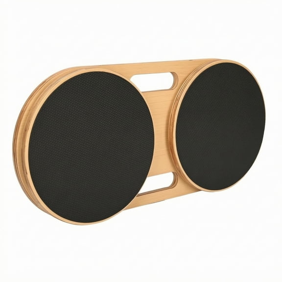 Abbraccia Balance Board Core Disc Wooden Twister Simple Setup Quick Step on and Go Operation for Office Break Rooms and Small Studios