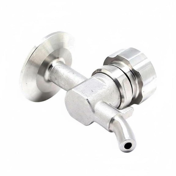 Abbraccia Beer Sampling Valve Sanitary Fitting Process Valve SS304 Stainless Steel Manual Drive for Breweries and Craft Production