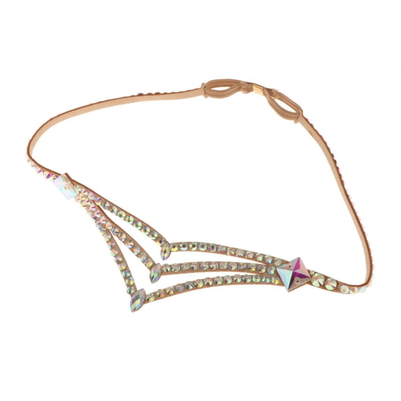 Abbraccia Belly Dance Headdresses,Rhinestone Headpiece for Performance Wedding Women Girls