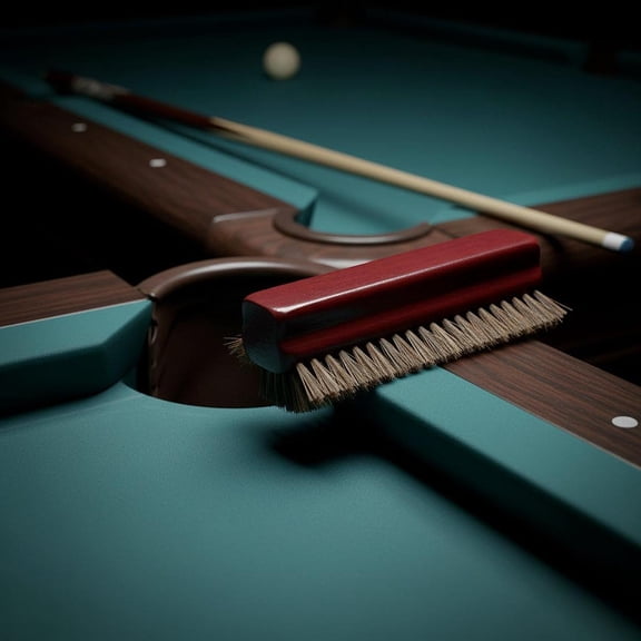 Abbraccia Billiard Table Brush Sports Supplies Ergonomic Accessories Game Room Multipurpose Three Sided Bristles Portable Cleaning Tool