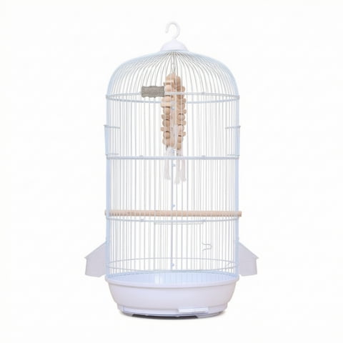 Abbraccia Birdcage Parrot Cage Aviary Removable Tray Large Metal Breeding Design with Swing Perch for Indoor Balcony