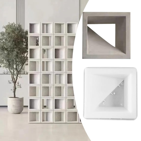 Abbraccia Brick Maker Template Concrete Cement Template Garden Decoration Walkway Brick Stencil Path Road DIY Path Brick Maker Template