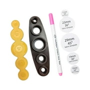 Abbraccia Button Maker Tool Portable Fabric Covered Button for Shirt Down Jacket Jeans Without Button