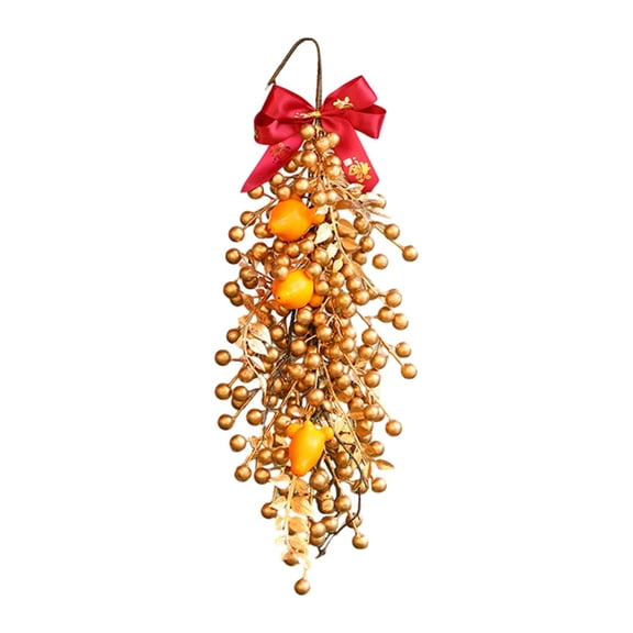 Abbraccia Chinese New Year Decorations Gift Traditional Photo Props,Spring Festival Hanging for Wall Bedroom Office Gold
