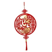Abbraccia Chinese New Year Hanging Decoration Spring Festival Door Sign Lunar New Year Decor Vietnam Characters for Wall Christmas Tree D 1Pc