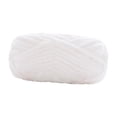 thumbnail image 1 of Abbraccia Chunky Yarn Bulky Yarn Arm Knit Yarn Thickness 6mm Tube Giant Yarn Bulky Giant Wool Yarn Weight Yarn for Hats Craft Bed Fence White, 1 of 9