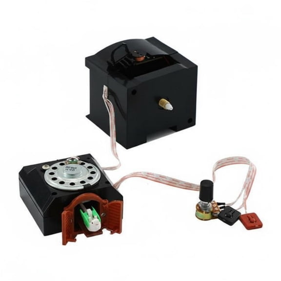 Abbraccia Cuckoo Clock Mechanism Movement Insert Battery Powered Compact Design Size Fits 7.5 to 10 Inch Wall Clocks for Bedroom Workspace