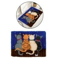 thumbnail image 1 of Abbraccia DIY Latch Hook Rug Kits Latch Hooking Rug Kits Embroidery Sewing Tool Set Suit for Home Cushion Embroidery Crafts - Cat, 52x38cm, 1 of 10
