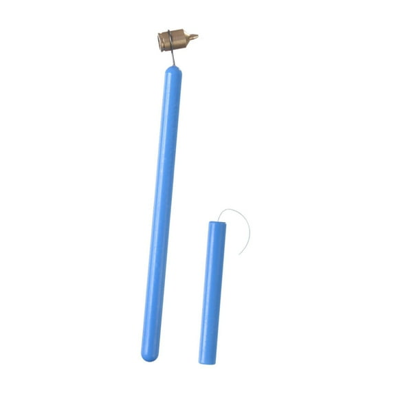 Abbraccia Detailing Fine Line Paint Applicator Pen for Writing Rock Chips Blue