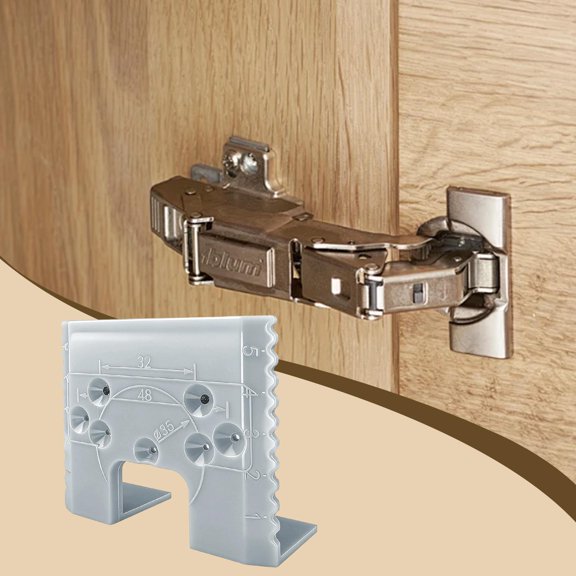 Abbraccia Door Jamb Hinge Jigs Accurate Guide 2mm, Installation Tool ,Compact Easy to Use, DIY Home Projects Professional Mounting Jig