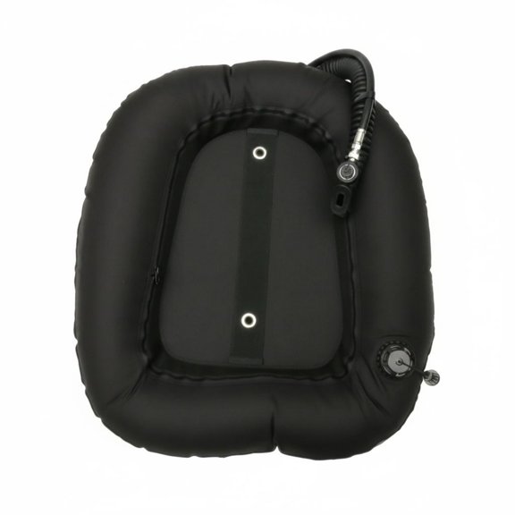 Abbraccia Double Cylinder Back Inflation Scuba Diving Wing BCD 50lb Lift 1000D Nylon Outer Shell Adult Black