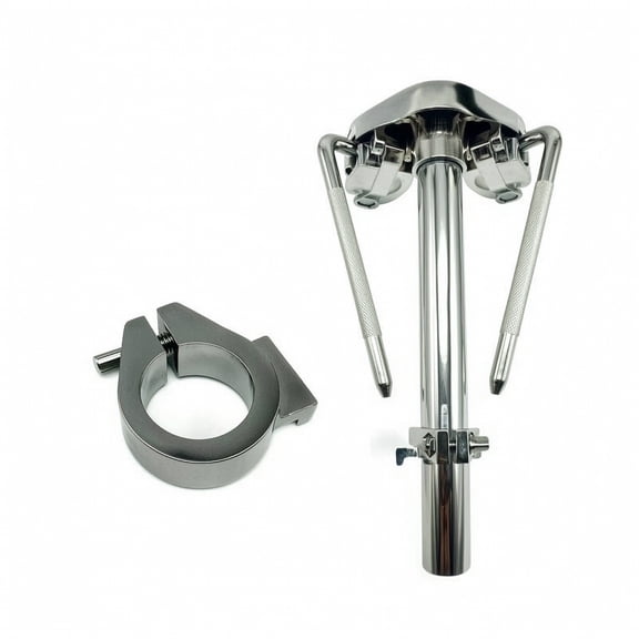 Abbraccia Drum Memory Lock Drum Stand Clamp Tom Holder Stop Aluminum Alloy 25mm Fit for Drum Kit Rehearsals and Gigs