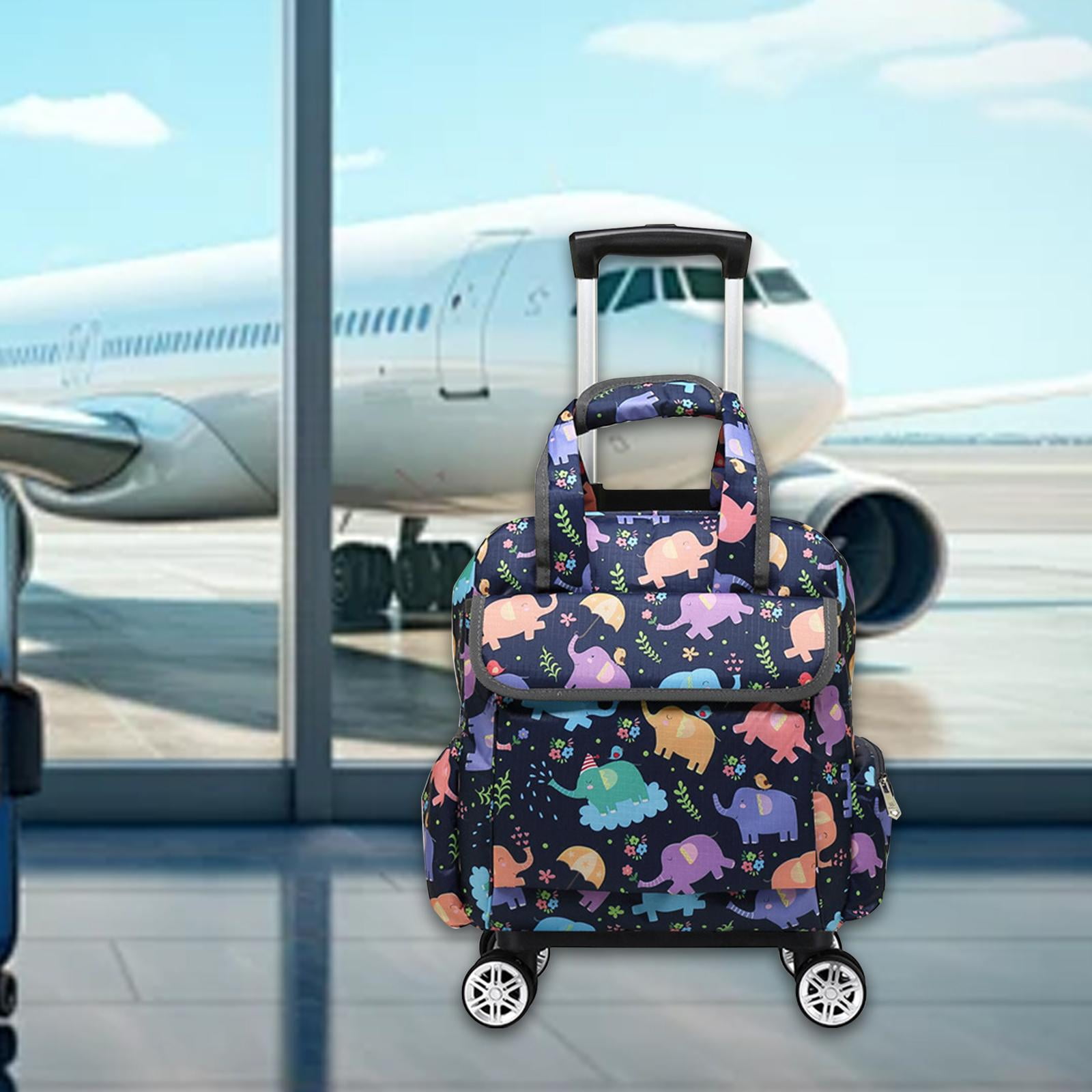 Abbraccia Duffle with Wheels Rolling Luggage Organizer Storage Tote