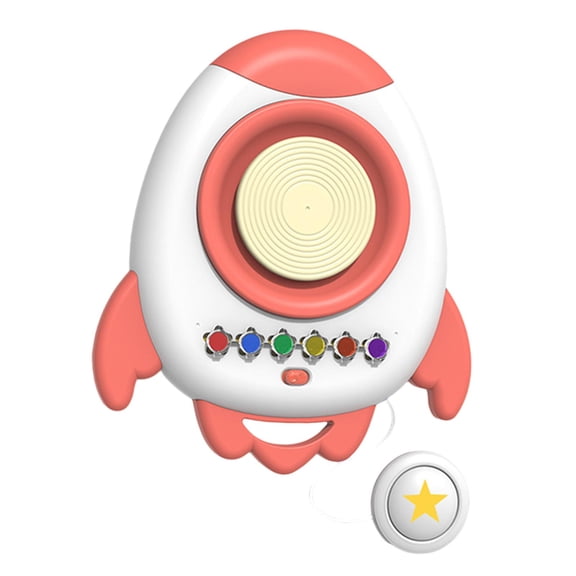 Abbraccia Electric Pottery Wheel, Mini Pottery Wheels Arts Crafts, Child Toy, Molding Turntable Pottery Wheels for Working Forming Kids pink