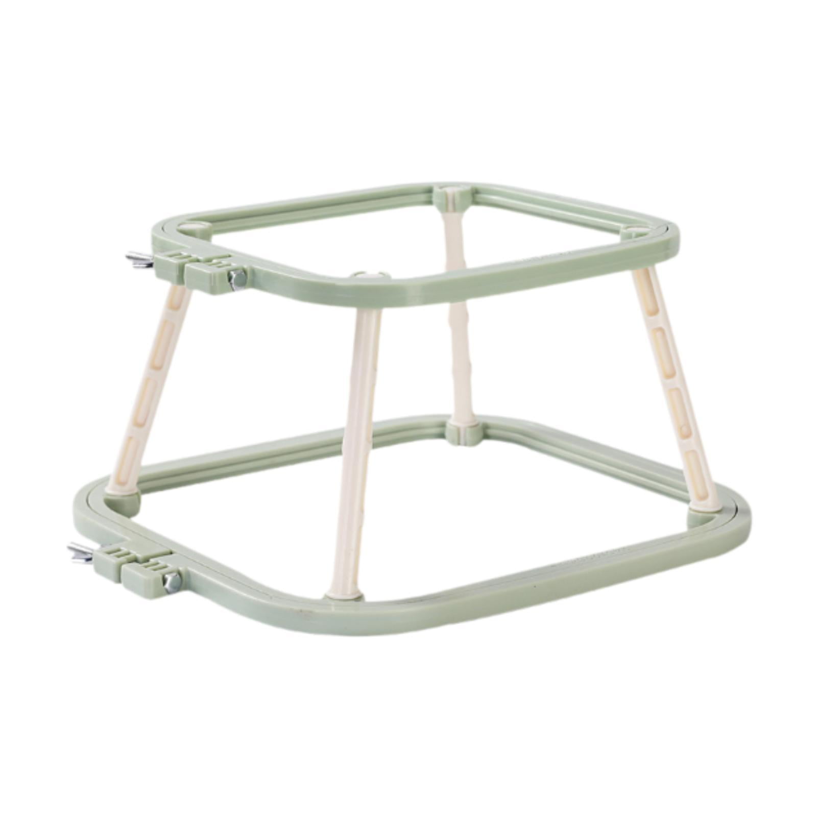 Abbraccia Embroidery Hoop Cross Stitch Rack for Adults Versatile Cross Stitch Hoop Embroidery Frame Holder Stand for Crafts Accessories Green