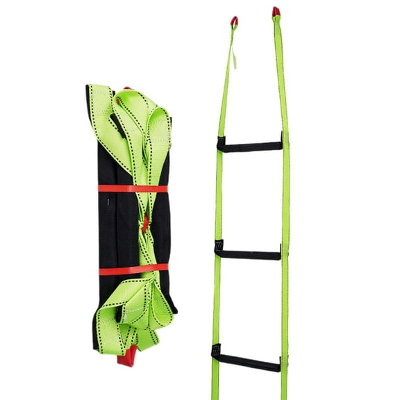 Abbraccia Fire Rope Ladder, Durability, Portable, Climbiaerial Work Rescue Escaroladder Emergency Ladder for Engineering Office 5M