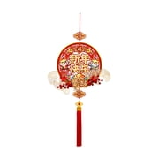 Abbraccia Fu Characters Chinese Pendants Chinese New Year Decoration Traditional Fu Character Pendants Decoration for Office Decoration A
